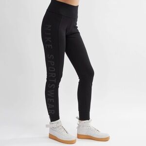 Nike Essentials Training High Rise Athletic Black Leggings Women’s Size Large